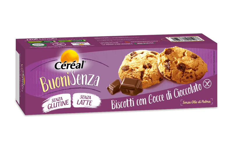 Biscotti Senza Glutine con Gocce di Cioccolato | TrentiNOGlutine