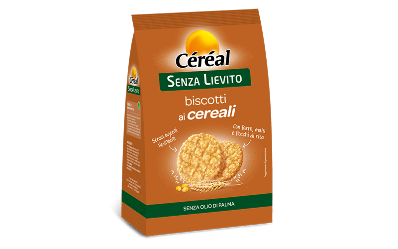 Biscotti ai Cereali Céréal senza lievito