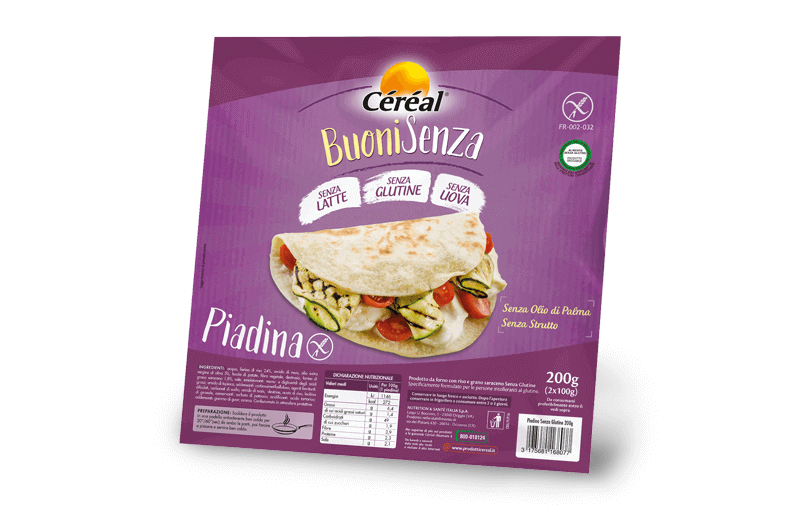 Piadina Pane e sostitutivi Buoni Senza su cereal.it