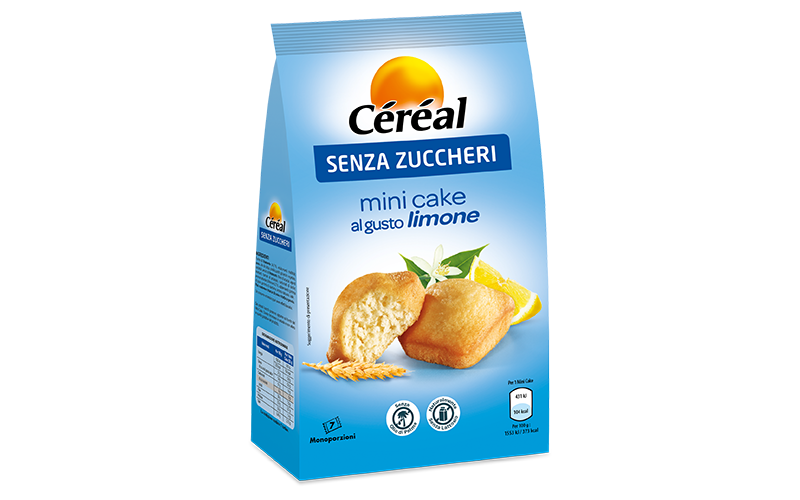 Mini Cake al Limone Céréal senza zuccheri