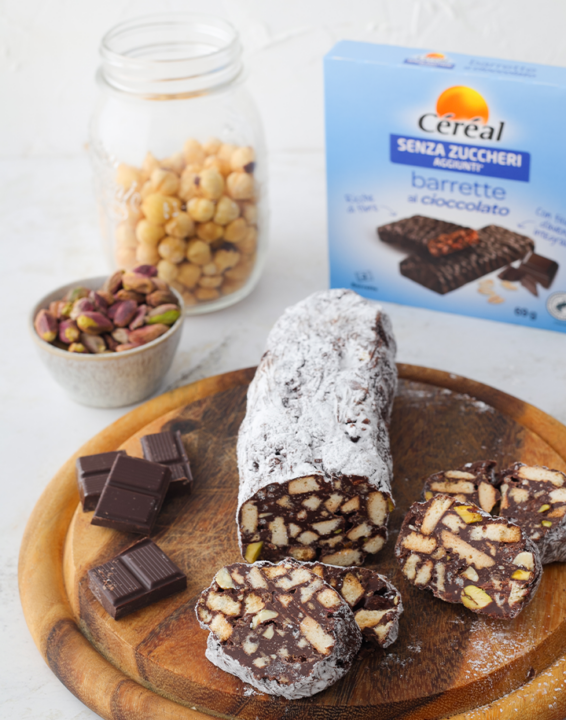 Salame di Cioccolato ricetta senza uova