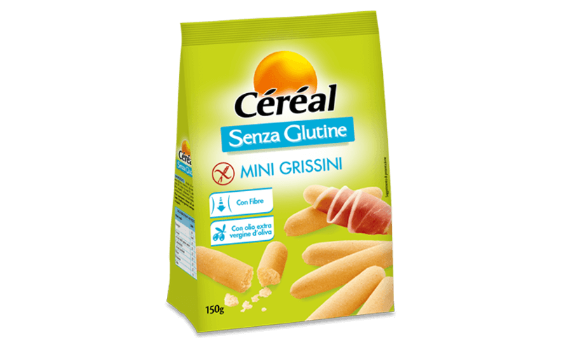 Mini Grissini Céréal senza glutine