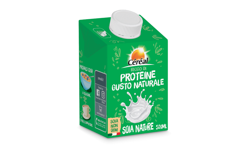 Soia Drink Naturale 500 ml Céréal senza lattosio