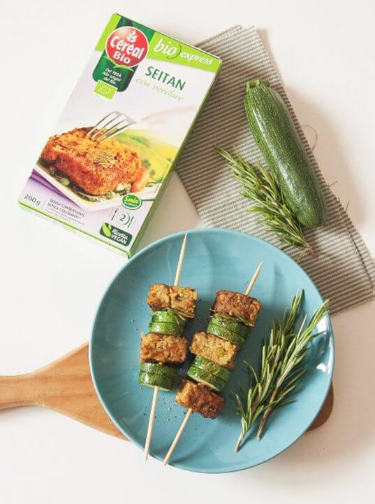 Spiedini di Seitan con verdure Céréal Bio