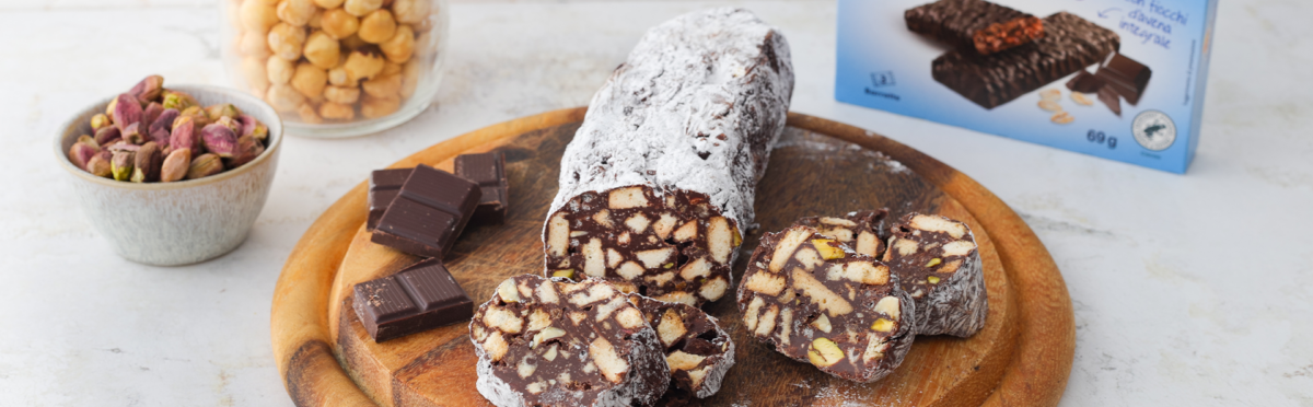 Salame di Cioccolato ricetta senza uova