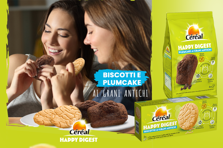 Biscotti Digestivi e Dietetici Happy Digest a colazione