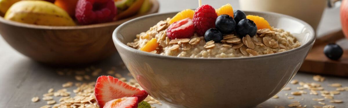 Fibre a colazione: porridge alla frutta, Céréal