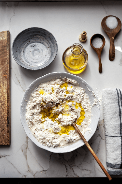 focaccia alla crusca d'avena