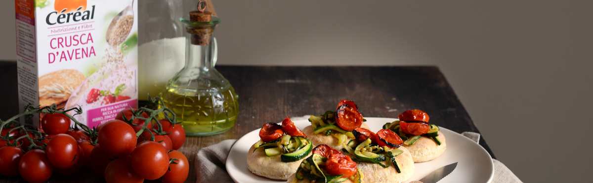 ricetta focaccine crusca d'avena