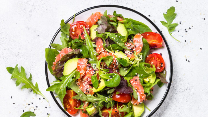 Insalata senza glutine per un pranzo leggero