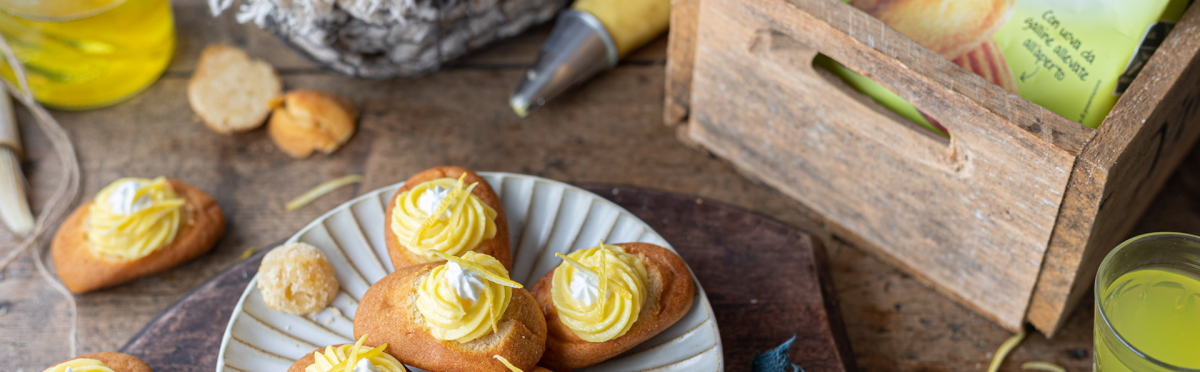 delizie al limone con madeleine céréal