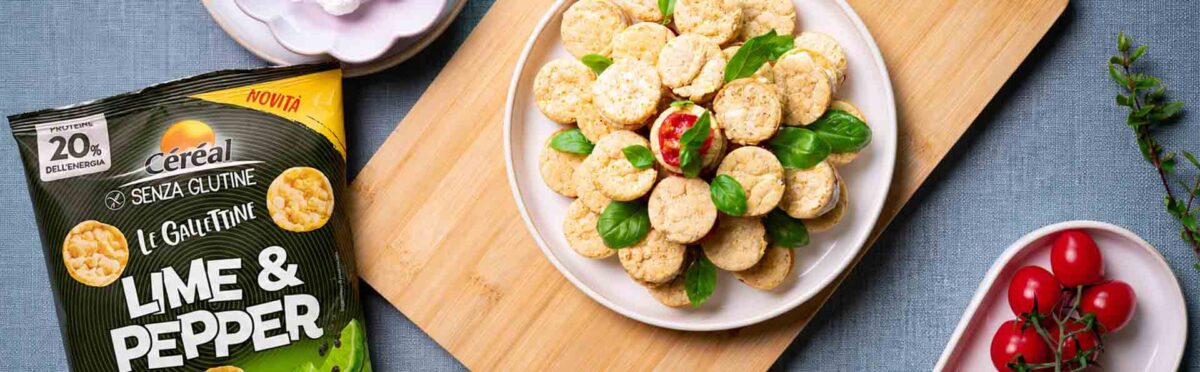 Millefoglie salata con Gallettine Céréal