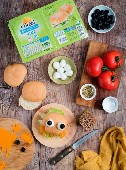 Ricette di Halloween salate: Panini Mostruosi