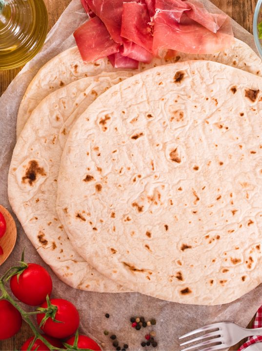 Piadina Romagnola Senza Strutto: ricetta facile e gustosa