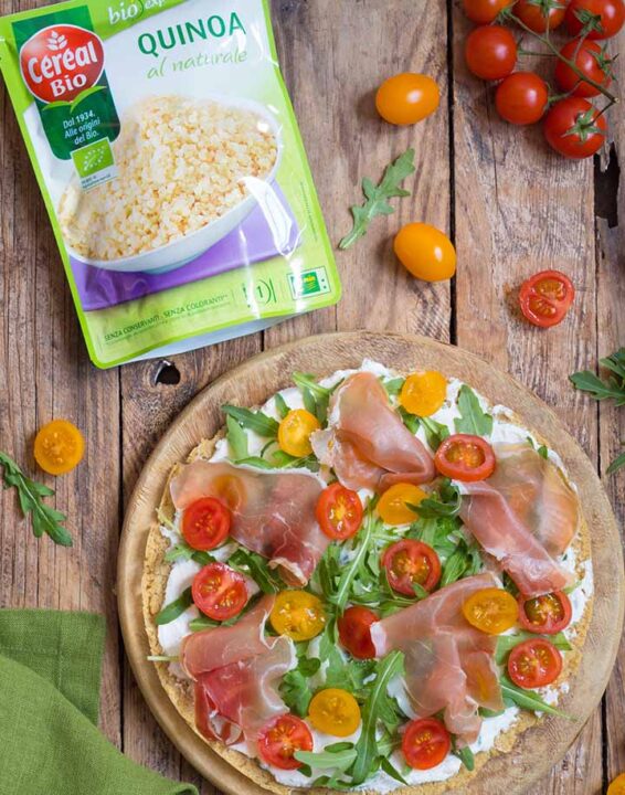 Pizza di Quinoa Estiva
