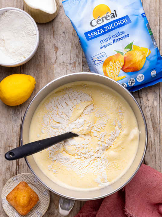 Preparazione Torta Mimosa: step 2