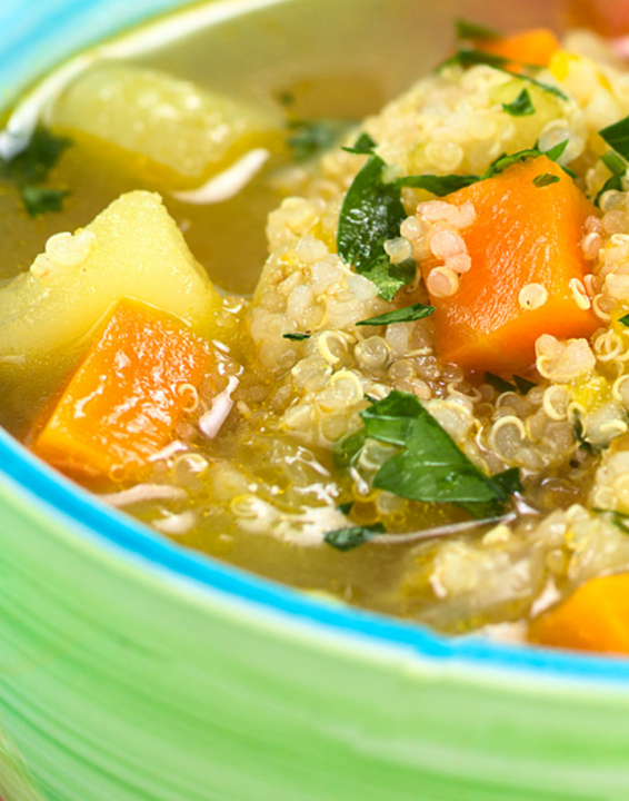 Ricetta Zuppa di Quinoa, Céréal