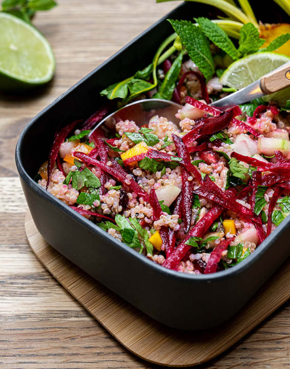 tabulé ricetta con quinoa céréal