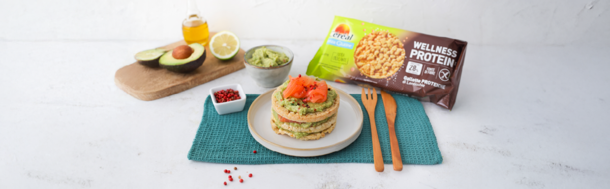 Torretta con Guacamole e Salmone