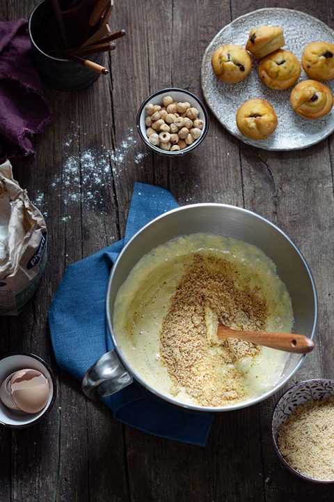 Torta nocciole senza lattosio