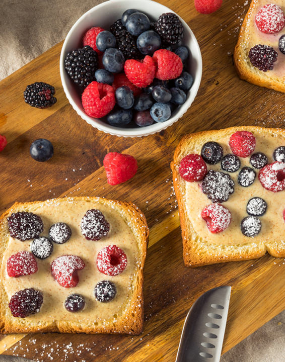 yogurt toast céréal